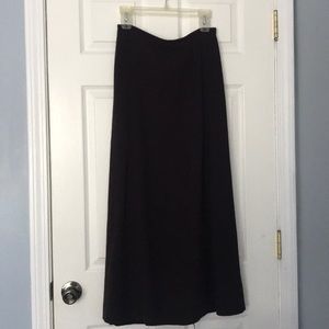 J. Crew long brown formal skirt
